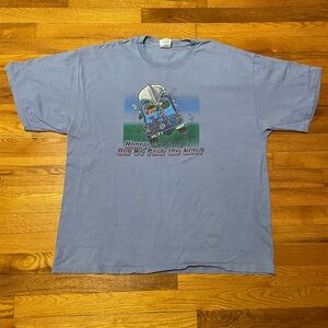 funny 90s Honey Did We Pack the Kids Vacation t-shirt novelty XXL dog parody